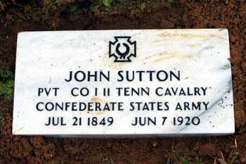 Pvt John Sutton
