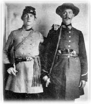 Photo: Capt. John Holman and Lt. Spencer Talley, 28th Tenn. Inf.